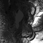Landsat TM 5, Band 2, Hohe Tauern Scene
